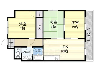ハイツキリコシ【4階】の間取り