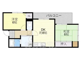 ラ・ドルチェ・ヴィータ【4階】の間取り