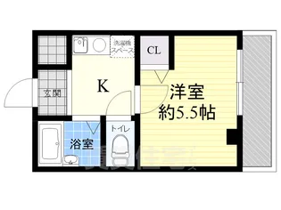 高槻井上ビル【4階】の間取り