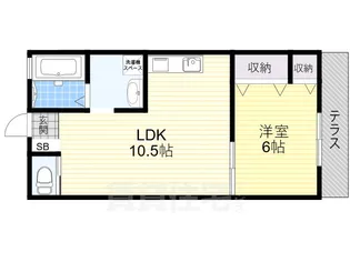高月園【1階】の間取り