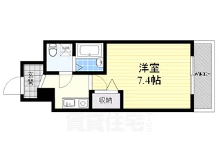 セレニテ高槻【5階】の間取り