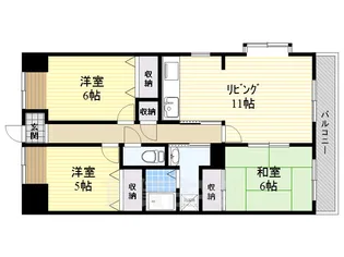 ウエストハイツ21【2階】の間取り