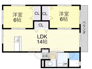 サンメゾン【3階】の間取り