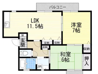 ローンコート【2階】の間取り