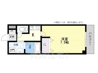 アルハステージ城北【2階】の間取り