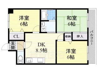 735柳ビル【3階】の間取り