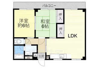 コーポグリーン【3階】の間取り