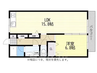 ヴィラミシカ【2階】の間取り