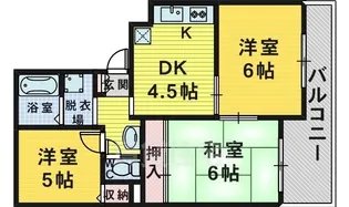 コーポ新宅2【2階】の間取り