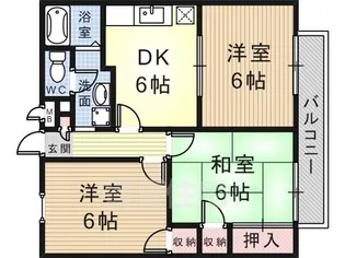 モアクレスト【302号室】の間取り