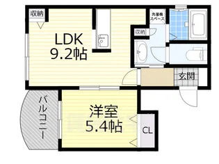 大阪府堺市北区東雲東町2丁【マンション】の間取り