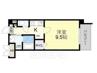 大阪府堺市北区東三国ヶ丘町5丁【マンション】の間取り