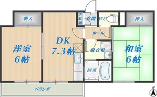 ジョインくさか【2階】の間取り