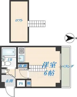 エトワールヴィル-R中小阪【3階】の間取り