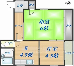 ビオレハイツ【3階】の間取り
