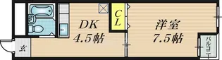 小阪本町ロイヤルハイツ【3階】の間取り