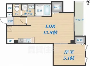 ロイヤルオーク【3階】の間取り