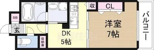NLC新大阪パート3【8階】の間取り