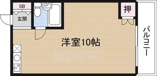 みかげハイツ【4階】の間取り