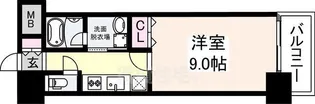 セレッソコート新大阪【9階】の間取り