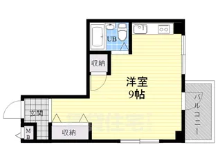 シャトー白美【5階】の間取り