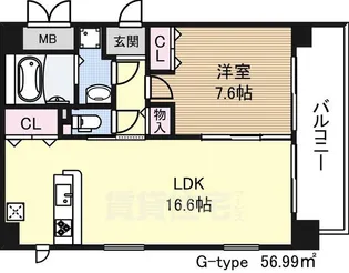 ALIVIO【11階】の間取り