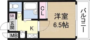 シティライフ・ディナスティ新大阪【2階】の間取り