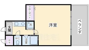 シティライフ・ディナスティ新大阪【7階】の間取り