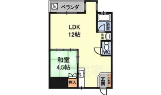 東明マンション【2階】の間取り