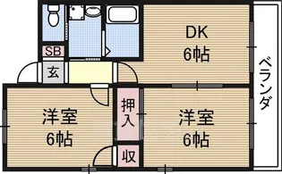 メゾン・ノゾミ【4階】の間取り