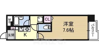 プレサンス新大阪【3階】の間取り