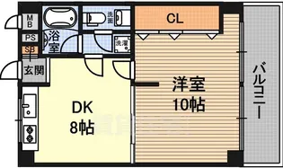 第12高光マンション【8階】の間取り