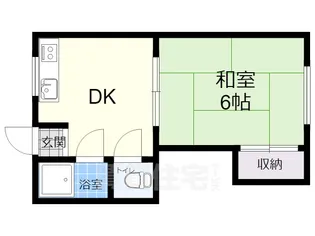 寺田マンション【30B号室】の間取り