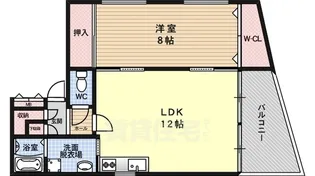 コーポコミチ【201号室】の間取り