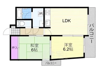 アルトピノ姫島【2階】の間取り