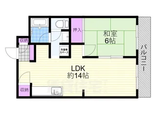 ハイツマエカワ【6階】の間取り