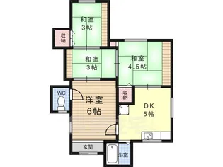 菊川荘【100号室】の間取り