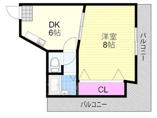 共立マンション【3階】の間取り