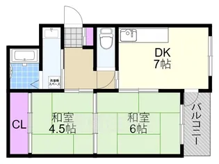 メゾン・ド・T4【4階】の間取り