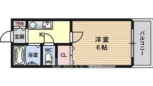 ハイツ知名【205号室】の間取り