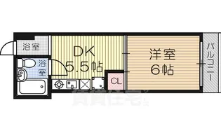 グレースファイブ塚本【2階】の間取り