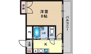 ガナス【5階】の間取り