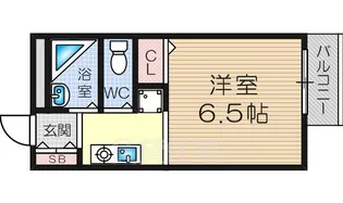 ハイツ165千舟【2階】の間取り