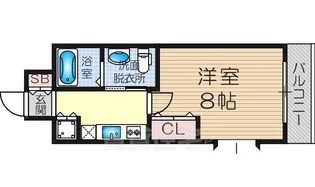 ディナスティ十三東【11階】の間取り