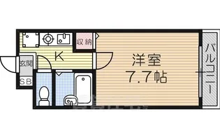 アークピア十三【702号室】の間取り