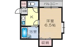 1Kの間取り画像