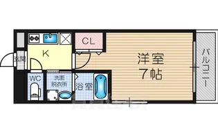 ロジュマン花川【6階】の間取り