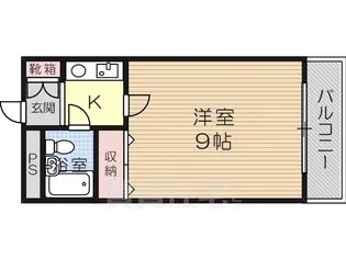 サンハイツ2【201号室】の間取り