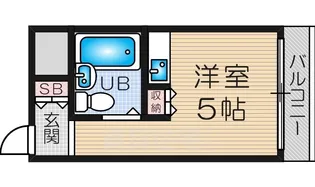 カルム塚本【307号室】の間取り