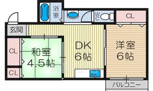 中本マンション【3階】の間取り